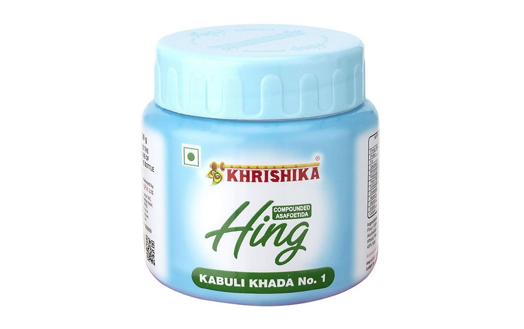 Khrishika Hing Kabuli Khada No.1    Plastic Container  100 grams